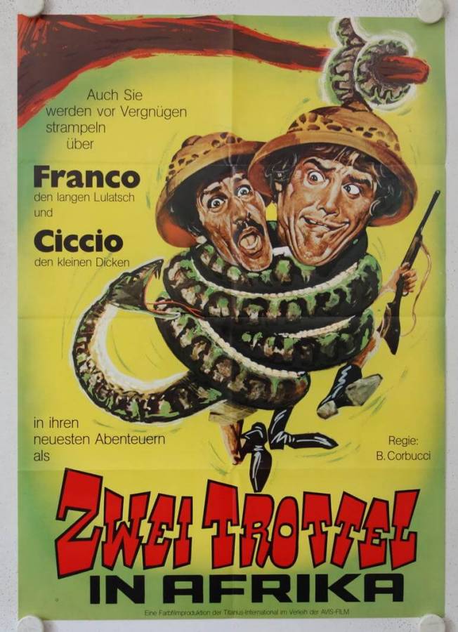 Due bianchi nellAfrica nera original release german movie poster